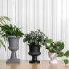 Jarrón de Planta Verde Maceta Decoración Columna Romana Forma de Trofeo Dividido Floristería de Bodas Mate Al Por Mayor Flores Estilo Chino Nuevo
