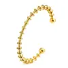 Pulseras Yusen Europeas y Americanas de Acero Inoxidable Que No Se Desvanecen, Diseño de Nicho, Pulseras de Resorte de Gama Alta, Joyería Transfronteriza de Acero de Titanio para Mujer