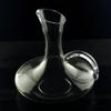 Jarra de vino tinto de boca oblicua de vidrio sin Bing, puntos de decantador de vino, jarra de vino, decantador de boca oblicua, fabricantes al por mayor