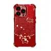 Adecuado para Apple 17 Pro Max Funda de Teléfono de Año Nuevo 15 Cadena de Caballo de la Fortuna 16 Galvanizado 14 Sensación de Alta Gama 13 Silicona