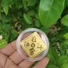 Adesivo de Celular Dourado com Folha de Ouro Puro 999, Adesivo para Ficar Rico, Riqueza Chegando Diariamente, Adesivo de Traseira de Celular do Deus da Riqueza, Presente de Aniversário