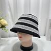 Gorro de pescador de punto de felpa para mujer, gorro de pescador a rayas de colores a juego, plegable, pequeño y cálido, para otoño e invierno.