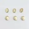 Cuentas de Piedra Irregulares de Plástico ABS Electrochapado CCB para Pendientes, Pulseras, Collares, Accesorios de Joyería Hechos a Mano DIY