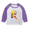 Camiseta de manga comprida para meninos outono nova roupa externa infantil camisa base fina primavera e outono roupas de algodão infantis