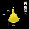 Embudo de Plástico tamaño pequeño Boca Grande Mini Fuga de Vino 75mm Cocina Triángulo Dividido Transparente Boca Fina Fuga de Aceite Embudo Pequeño