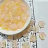 Pétalos de Flor Glaseados de Rododendro Rizado Accesorios para Joyería DIY 20*20 Pasador de Estilo Antiguo Hecho a Mano Materiales para Tocados Venta al por Mayor