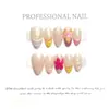 Taiwu [Uñas Vestibles Semi-Hechas a Mano] Estilos Largos y Cortos Piezas de Uñas Pre-Hechas, Uñas Postizas Desmontables, Paquete de Diez Piezas al por Mayor