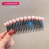 Pente Infantil Finalizador de Cabelos Quebrados Acessórios de Cabelo Meninas Pente para Cabelo Extenso Menininha Presilha de Franja Grampo de Cabelo Nuca Adorno de Cabeça
