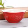 Juego de té de boda creativo, tazas de cerámica, tazas de té, vasos de agua, tazas, tazas sencillas para pareja, tazas rojas, regalos festivos con logo.
