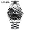 Longbo Longbo productos genuinos Reloj de Hombre Impermeable Luminoso Reloj de Doble Calendario Reloj de Hombre Cuarzo Dominante para Hombre Venta al por Mayor