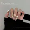 Acessórios de Nail Art Laço com Estampa de Leopardo Desenho Animado 12 Grades Laço de Leopardo Resina Maillard Diamante Decoração de Nail Art