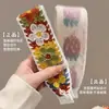 Parche Floral de Punto Francés para Flequillo, Parche para el Cabello, Diadema para Mujer, Aro para el Cabello sin Presión, Diadema para Lavarse la Cara, Accesorio para el Cabello