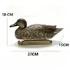 Señuelo de pato de plástico simulado, señuelo flotante para caza de patos, decoración EVA para estanque de tiro pastoral al aire libre