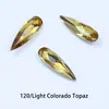 Dongzhou Gota d'Água de Cristal Base Pontiaguda Strass Acessórios para Joias DIY Pingente de Colar Strass de Vidro Super Brilhante Strass K9