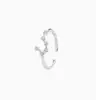 Anillo Doce Constelaciones Estilo Frío Moderno Estilo Japonés y Coreano Lujo Ligero Abierto Ajustable Anillo de Dedo de Diamante para Mujer Sencillo