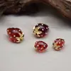 Cuentas colgantes de fresa de resina lindas estilo japonés materiales para abalorios DIY hechos a mano para collares, pulseras y accesorios