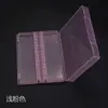 Caixa de Armazenamento para Brocas de Unha com 14 Furos, Transparente Fosco Multicor, Organizador Portátil para Brocas de Polimento de Unha, Caixa de Ferramentas à Prova de Poeira