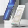 Carregador Sem Fio Dobrável Mais Vendido Transfronteiriço Carregamento Rápido 15W Suporte Vertical para Mesa Personalização de Presente Atacado em Estoque