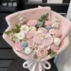 Embalagem Especial para Buquê de Pelúcia Tecido de Pelúcia para Embalagem de Buquê Tecido de Pelúcia Outono e Inverno Materiais de Flores Florais Materiais de Embalagem para Flores