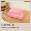Caja de Empaque Rosa para Macarrones Transfronteriza, Caja de Empaque para Sándwiches, Caja Cuadrada Transparente para Repostería, Postres y Pasteles