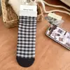 Calcetines de punto de lunares con lazo para otoño e invierno para mujer, calcetines apilados de encaje estilo coreano ins, calcetines versátiles, venta al por mayor desde Zhuji