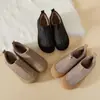 Zapatos de Algodón para Mujer 2026 Nuevo Estilo Transfronterizo de Invierno, Botas de Nieve Engrosadas y Forradas de Felpa, Cómodos Zapatos de Mami sin Cordones, Botas de Algodón Cálidas