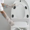 Luvas de Lavar Louça Transparentes Brancas Impermeáveis Borracha Mais Veludo Quente Cozinha Lavar Roupas Lavar Louça Borracha Limpeza Tarefas Domésticas Duráveis