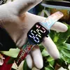 Nuevo Modelo de Animales Locos 2 Reloj Digital Estampado de Dibujos Animados Reloj LED Deportivo para Estudiantes Forma Cuadrada Regalo Creativo Personalizado