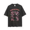 Camiseta Lavada Masculina Regatas Vintage Streetwear Hip Hop t Sh