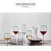 Copa de Cristal Rojo para Vino Tinto Copa de Champaña Elise Patrón de Espejo con Borde Dorado Copa de Cáliz Hecha a Mano