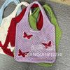 Bolsa de punto nueva para viajes de primavera y verano, bolsa de hombro con patrón de nicho de tortuga, bolsa tejida hueca para mujer de vacaciones en la playa del mar