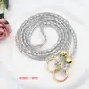 Lanyard Luxuoso para Celular com Strass Corrente Longa para Celular Crossbody Pode Ser Usado no Ombro Pingente Alça de Bolsa Charme Cordão para Celular