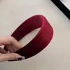 Faixa de Cabeça de Veludo Branco com Cabeça de Esponja Série Vermelha Vintage Ankora Faixa de Cabeça Feminina Nova Joia para Cabelo Elegante e Suave
