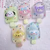 Dê uma Mordida no Sorvete de Animal Brilhante Lustroso DIY Cola de Creme Capa de Celular Acessórios de Resina para Presilha de Cabelo Headband Joias Lote