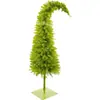Árbol de Navidad Creativo Flexible Doblable Inclinado Color Caramelo PVC Base Metálica Fiesta de Oficina Decoración del Hogar