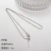 Corrente de Clavícula que Preserva a Cor Corrente em O Corrente com Esferas Corrente Chopard Corrente de Caixa Colar Ajustável Fecho Lagosta Corrente Universal DIY