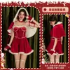Roupa com tema de Natal: fantasia de coelho de veludo sexy, vestido vermelho justo ao corpo, traje para apresentação de palco, roupa de Natal plus size