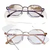 Óculos de leitura elegantes de alta qualidade, estilo retrô novo, que reduzem a idade, atacado de alta qualidade, óculos de moda feminina anti-luz azul, para emagrecer, para idosos