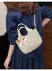 Bolsa de Grande Capacidade para Mulheres 2025 Nova de Verão Simples e Versátil Bolsa de Ombro Transversal Textura Popular Este Ano Bolsa Almofada