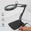Reparación de teléfonos móviles, fácil de usar para personas mayores, aumento de 30x, soporte para lectura, lupa de escritorio con luz, lámpara de banco de trabajo, alta definición 20x, para soldadura
