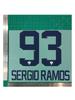 25-26 Monterrey Visitante Conjunto Adulto A+ 93 # Sergio Ramos Número de Jersey Letras Número Transferencia de Calor