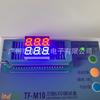 Tubo de Pantalla Digital LED de Tres Dígitos de Doble Fila de 0.28 pulgadas Se Puede Usar como Pantalla de Voltímetro de Fila Única o Doble Fila de Dos Colores