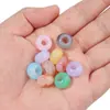 Nuevo Ábaco de Acrílico de Dos Colores, Cuentas Multicolor Opcionales, Material para Manualidades Hechas a Mano, Cuentas Sueltas para Collares, Pulseras, Joyería