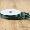 Rolo Grande 80 Jardas 2,5cm Fita de Poliéster Inglês Flor Fita para Embalagem de Presente Fita DIY Buquê Embalagem de Bolo