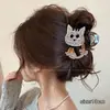Nuevo clip de tiburón 2026 para otoño e invierno, pinza para el cabello de gran tamaño de alta gama para mujeres con cabello abundante, con diseño de lazo