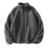 Chaqueta de Lana de Cordero de Moda para Hombre Abrigo de Algodón Otoño e Invierno Nuevo Casual Americano Holgado Cálido Chaqueta Retro 2024 Elegante