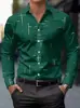 Camisa Masculina de Manga Longa Estilo Novo Transfronteiriço 2026 Estação Independente Amazon TK Camisa Casual de Manga Longa com Estampa 3D