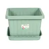 Maceta cuadrada de resina de PP engrosada para amarilis y lirios, maceta de plástico para plantar en interiores y balcones, para plantas de bulbo
