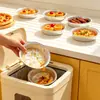 Molde Redondo de Papel de Aluminio para Freidora de Aire, Caja Cuadrada de Papel de Aluminio para Hornear, Bandeja Desechable de Papel de Aluminio para Horno para Barbacoa
