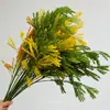 Plantas verdes artificiais, flores artificiais, plantas artificiais para decoração de salão de cerimônia de casamento, ornamentos para casa e hotel, fundo, em estoque